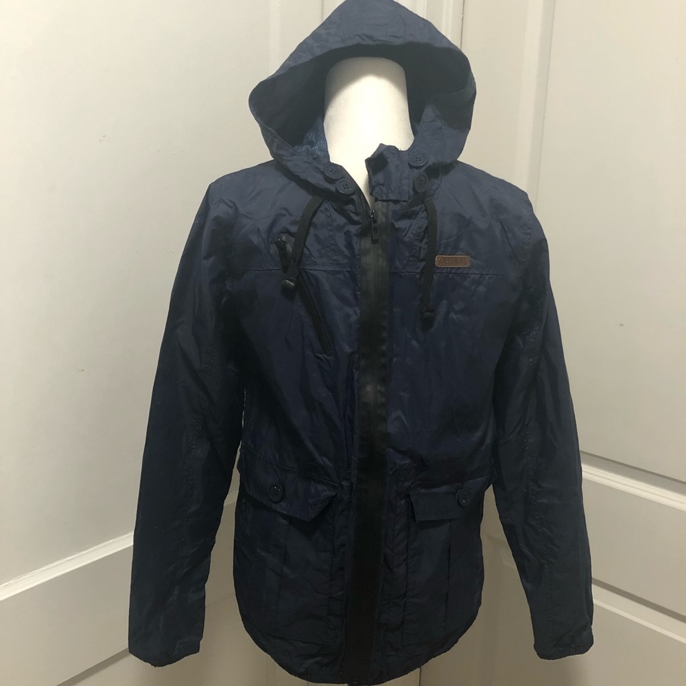 Arsenal men’s football raincoat windbreaker coat size small